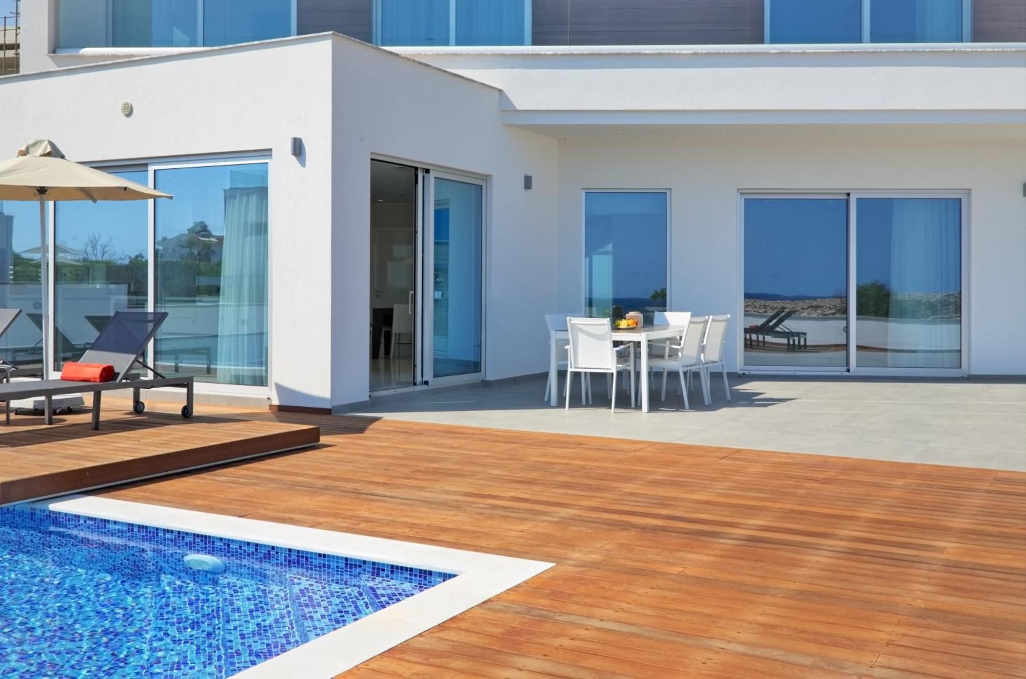 Beachfront Luxury Villa Idania Ayia Napa Ngoại thất bức ảnh