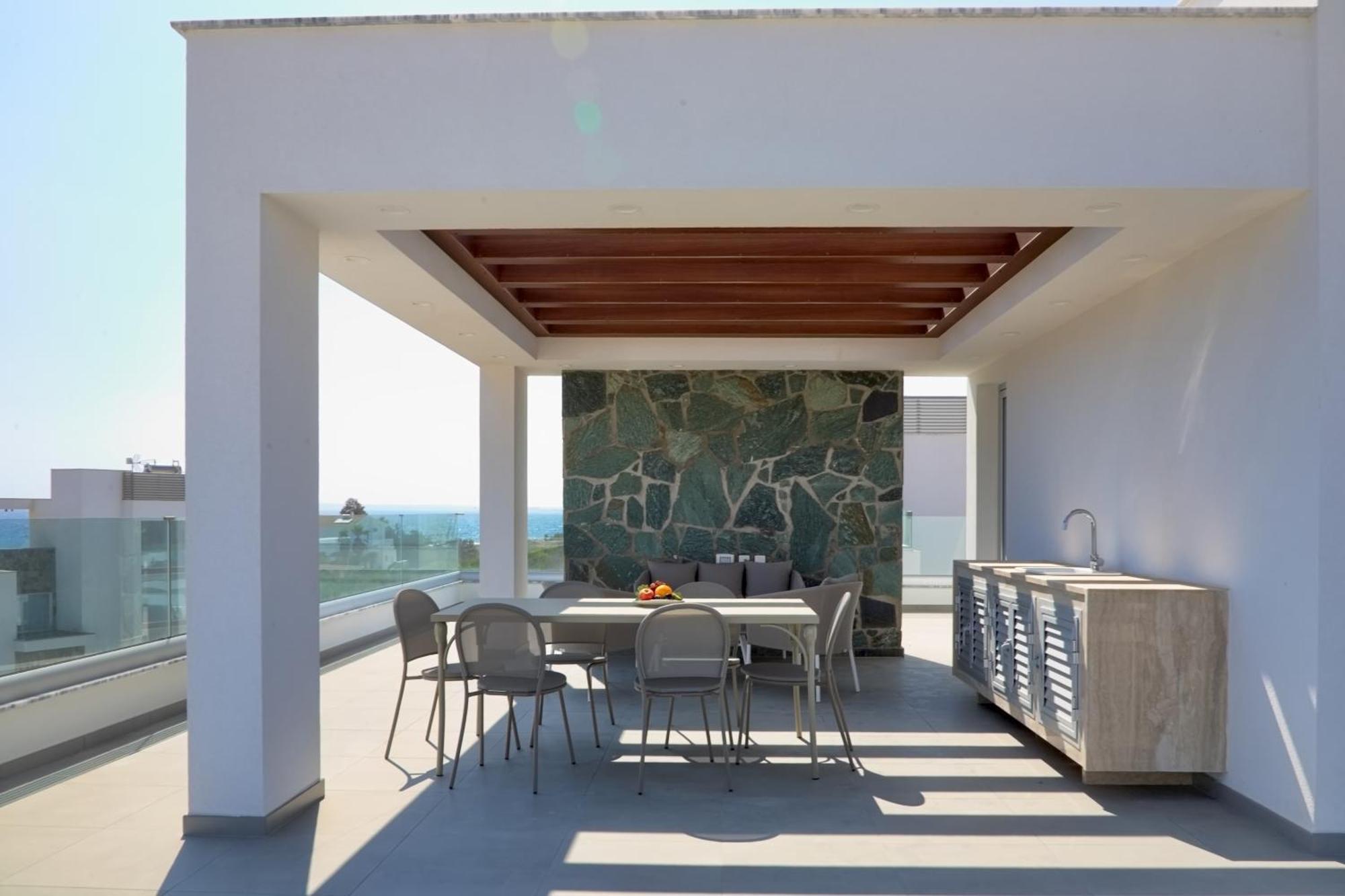 Beachfront Luxury Villa Idania Ayia Napa Ngoại thất bức ảnh