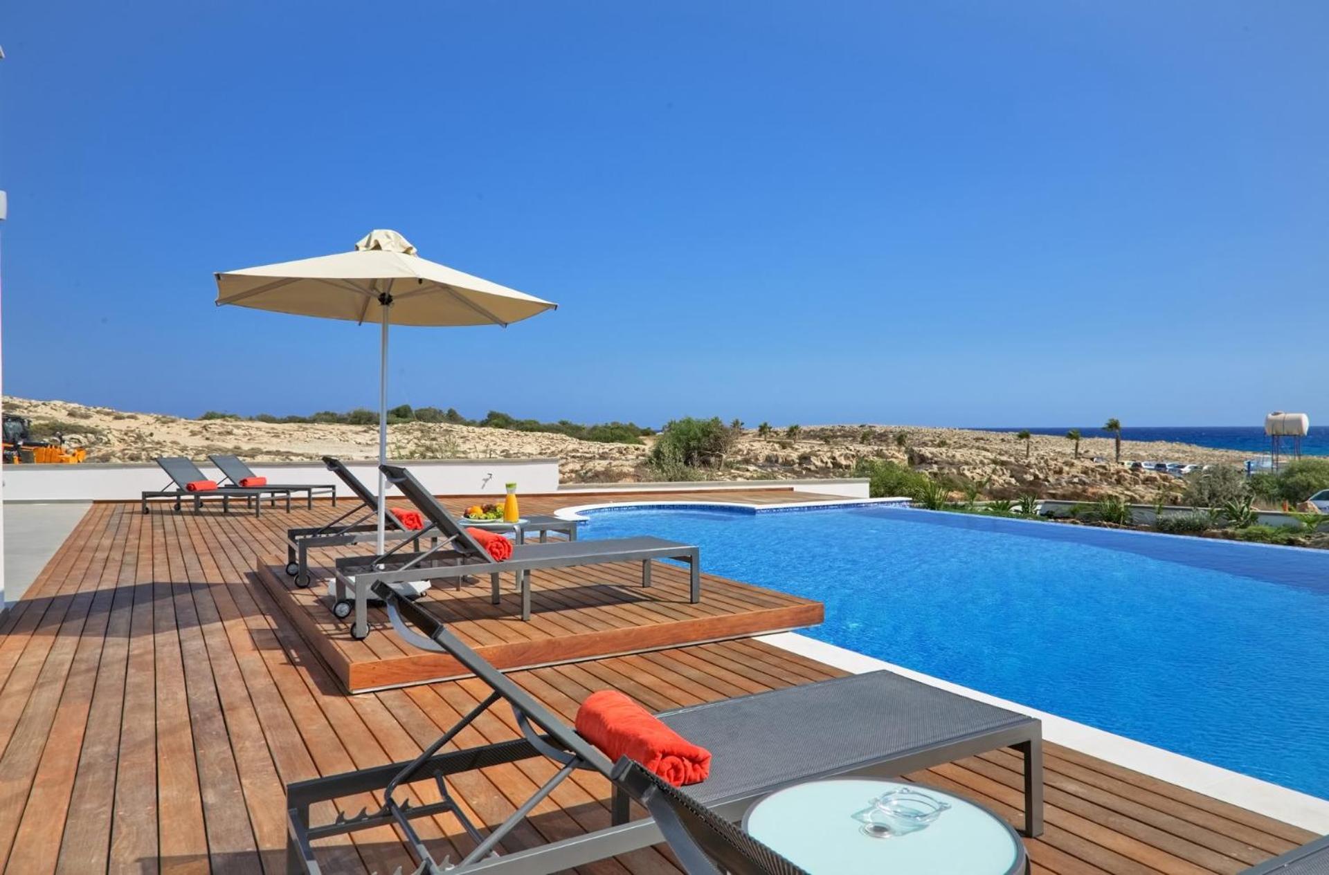 Beachfront Luxury Villa Idania Ayia Napa Ngoại thất bức ảnh