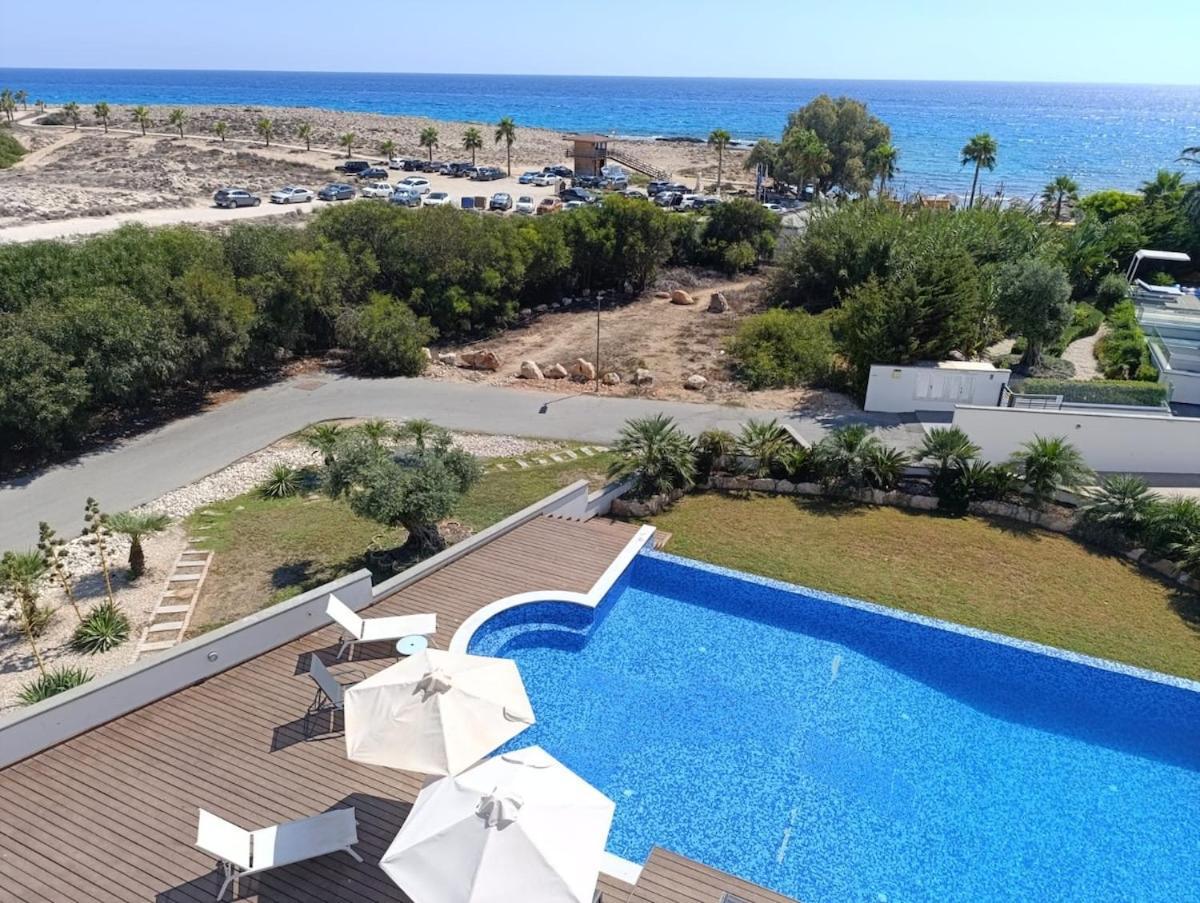 Beachfront Luxury Villa Idania Ayia Napa Ngoại thất bức ảnh